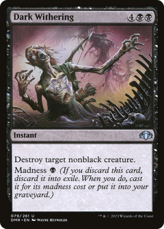 Dark Withering [Dominaria Remastered]-1