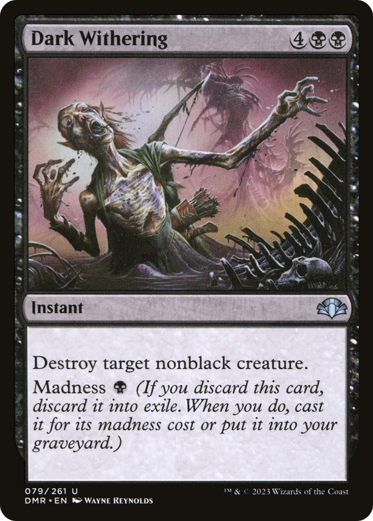 Dark Withering [Dominaria Remastered]-1