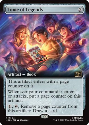 Tome of Legends (Extended Art) (MSC-454) - Commander: Marvel Super Heroes Foil-1