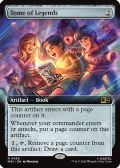 Tome of Legends (Extended Art) (MSC-454) - Commander: Marvel Super Heroes Foil-1