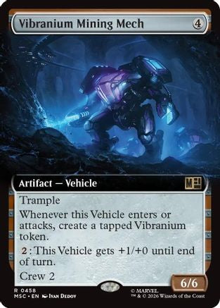 Vibranium Mining Mech (Extended Art) (MSC-458) - Commander: Marvel Super Heroes-1