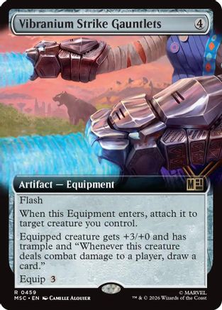 Vibranium Strike Gauntlets (Extended Art) (MSC-459) - Commander: Marvel Super Heroes-1