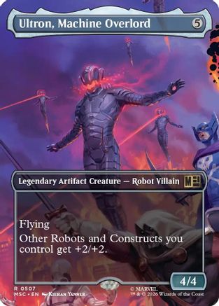 Ultron, Machine Overlord (Borderless) (MSC-507) - Commander: Marvel Super Heroes-1