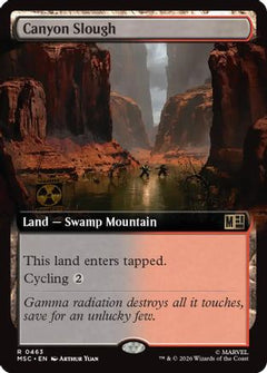 Canyon Slough (Extended Art) (MSC-463) - Commander: Marvel Super Heroes-1