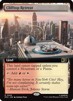 Clifftop Retreat (Extended Art) (MSC-466) - Commander: Marvel Super Heroes Foil-1