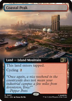 Coastal Peak (Extended Art) (MSC-467) - Commander: Marvel Super Heroes-1
