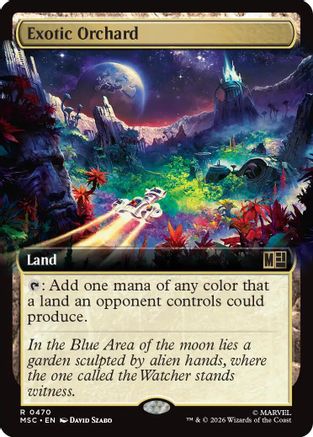 Exotic Orchard (Extended Art) (MSC-470) - Commander: Marvel Super Heroes Foil-1