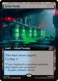 Fetid Pools (Extended Art) (MSC-472) - Commander: Marvel Super Heroes-1