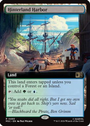 Hinterland Harbor (Extended Art) (MSC-480) - Commander: Marvel Super Heroes-1