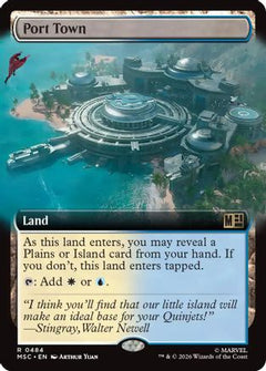 Port Town (Extended Art) (MSC-484) - Commander: Marvel Super Heroes Foil-1
