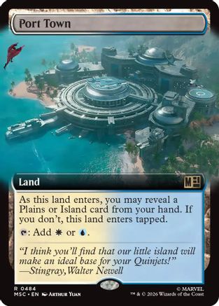 Port Town (Extended Art) (MSC-484) - Commander: Marvel Super Heroes-1