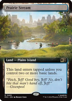 Prairie Stream (Extended Art) (MSC-485) - Commander: Marvel Super Heroes Foil-1