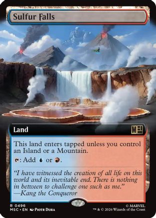 Sulfur Falls (Extended Art) (MSC-496) - Commander: Marvel Super Heroes-1