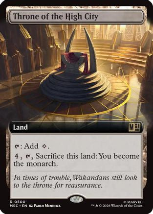Throne of the High City (Extended Art) (MSC-500) - Commander: Marvel Super Heroes-1