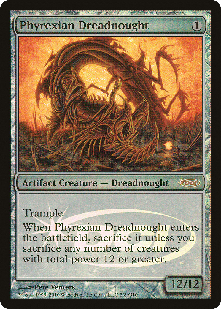 Phyrexian Dreadnought [Judge Gift Cards 2010]-1