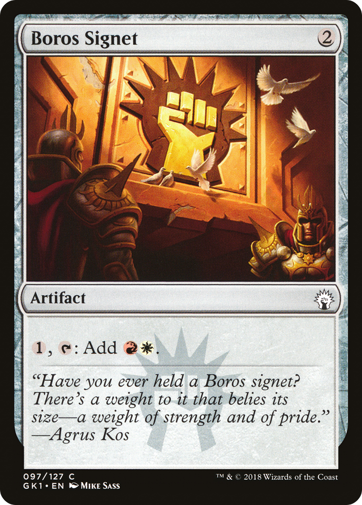 Boros Signet [Guilds of Ravnica Guild Kit]-1