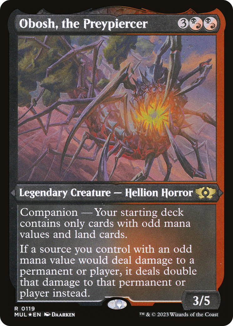 Obosh, the Preypiercer (Foil Etched) [Multiverse Legends]-1
