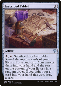 Inscribed Tablet [Dominaria United]-1