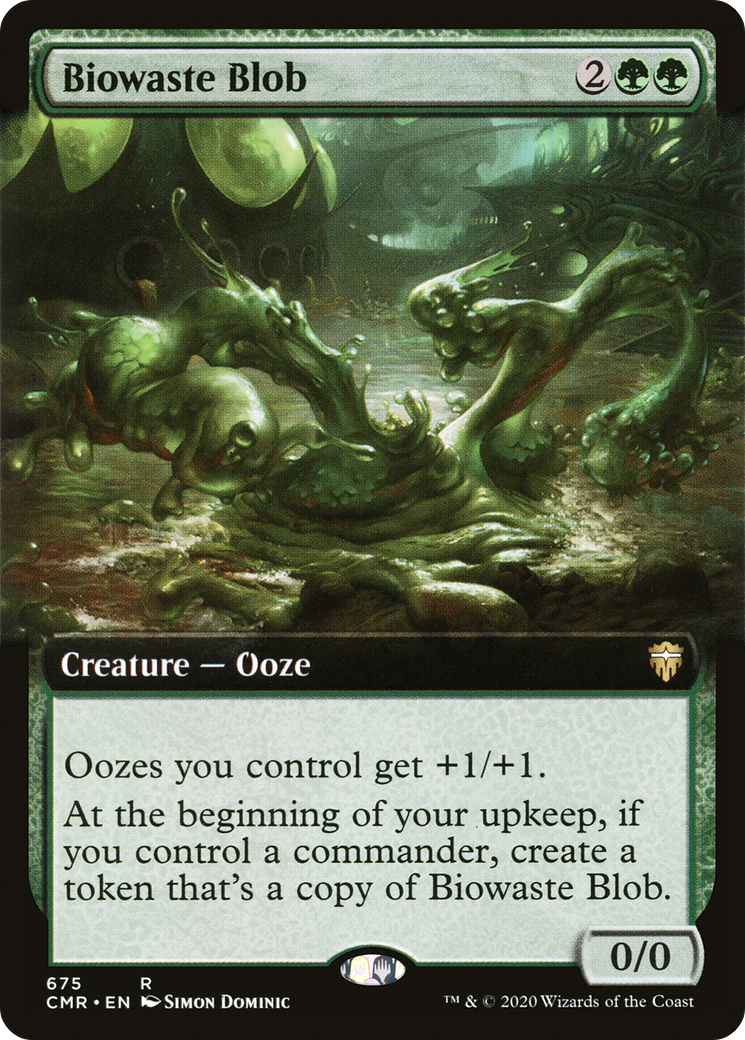Biowaste Blob (Extended Art) [Commander Legends]-1