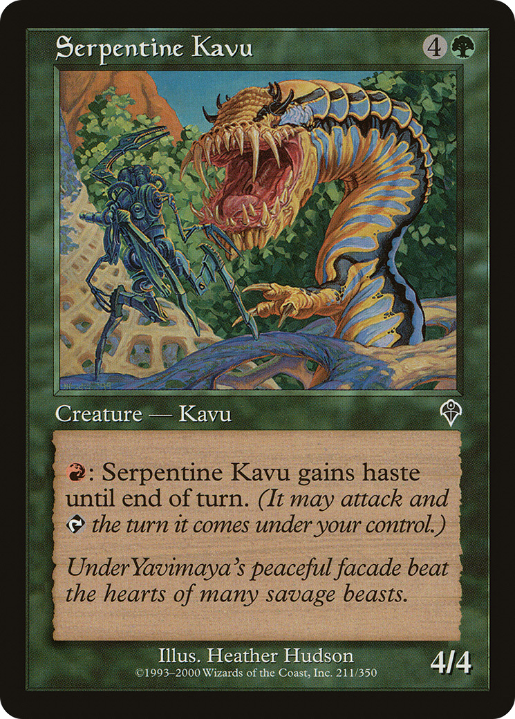 Serpentine Kavu [Invasion]-1