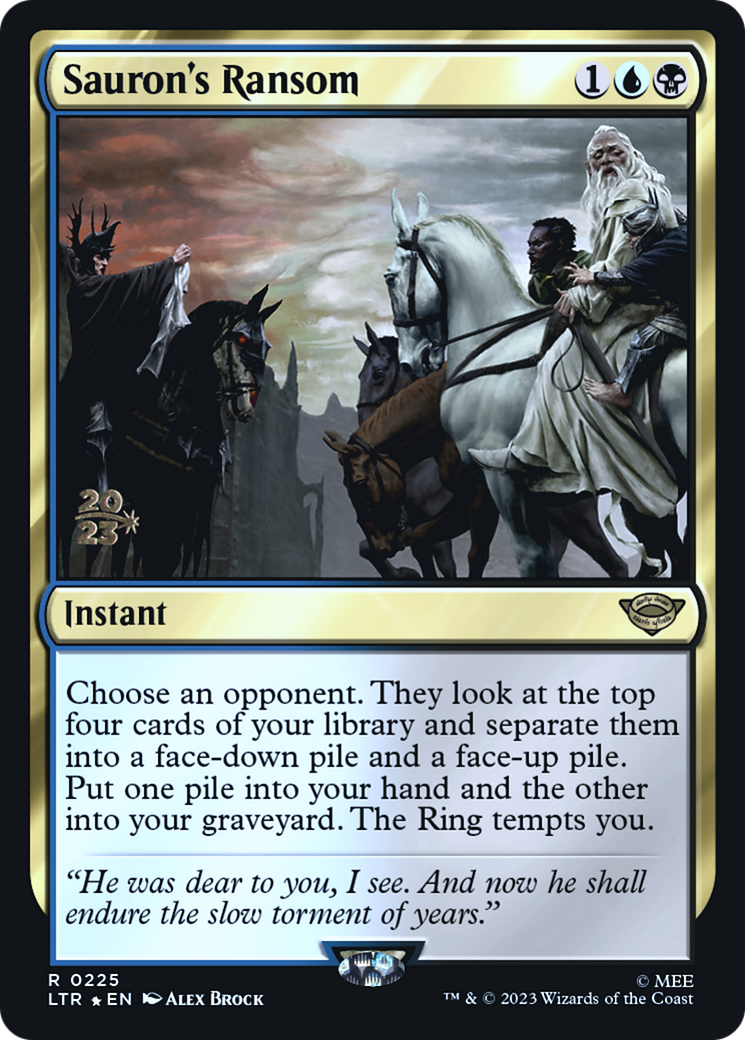 Sauron's Ransom [The Lord of the Rings: Tales of Middle-Earth Prerelease Promos]-1
