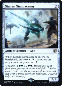Simian Simulacrum [The Brothers' War Prerelease Promos]-1