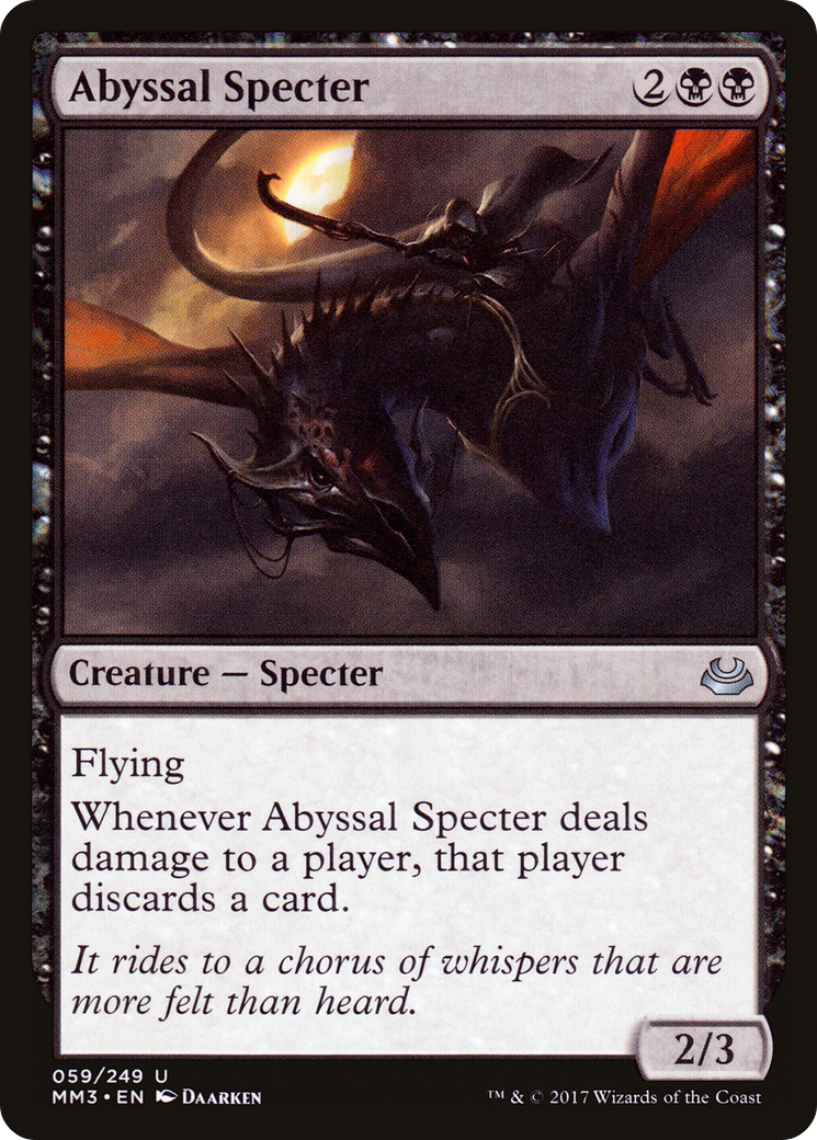 Abyssal Specter [Modern Masters 2017]-1