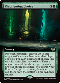 Disorienting Choice (Extended Art) [Duskmourn: House of Horror Commander]-1