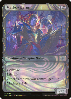 Markov Baron (Showcase Halo Foil) [March of the Machine: The Aftermath]-1