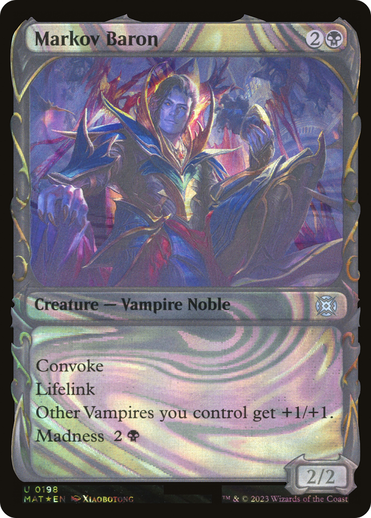 Markov Baron (Showcase Halo Foil) [March of the Machine: The Aftermath]-1