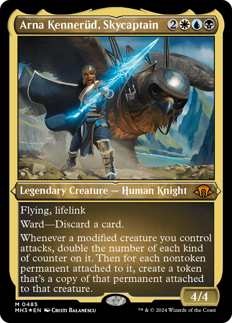 Arna Kennerud, Skycaptain (Foil Etched) [Modern Horizons 3]-1