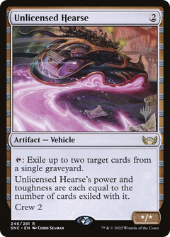 Unlicensed Hearse (PPSNC-246) - Streets of New Capenna Promos-1