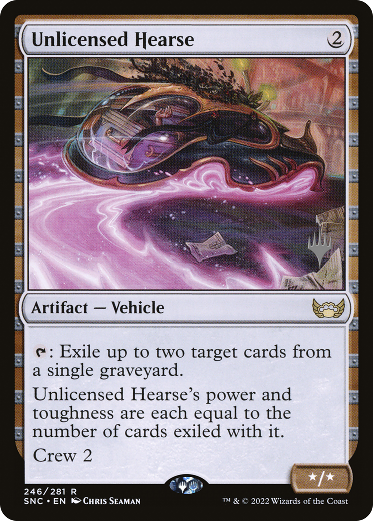 Unlicensed Hearse (PPSNC-246) - Streets of New Capenna Promos-1