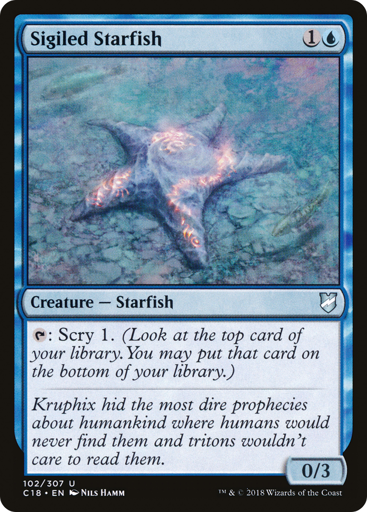 Sigiled Starfish [Commander 2018]-1