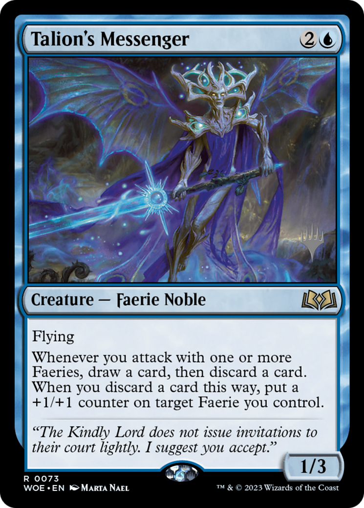 Talion's Messenger (Promo Pack) [Wilds of Eldraine Promos]-1