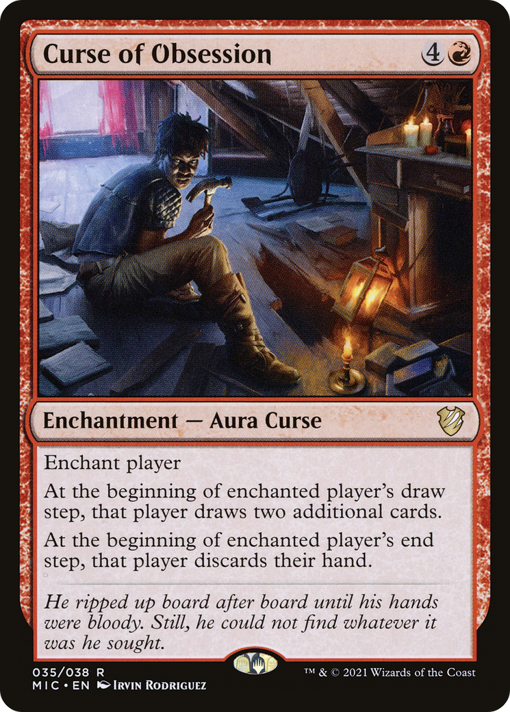 Curse of Obsession [Innistrad: Midnight Hunt Commander]-1