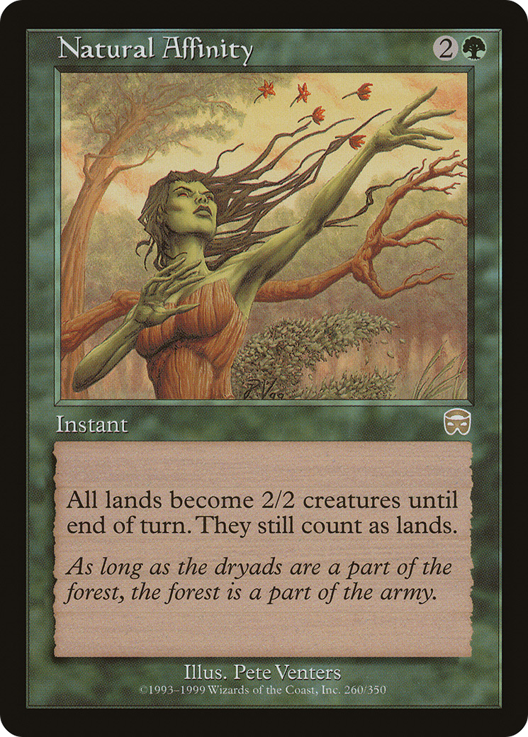 Natural Affinity [Mercadian Masques]-1