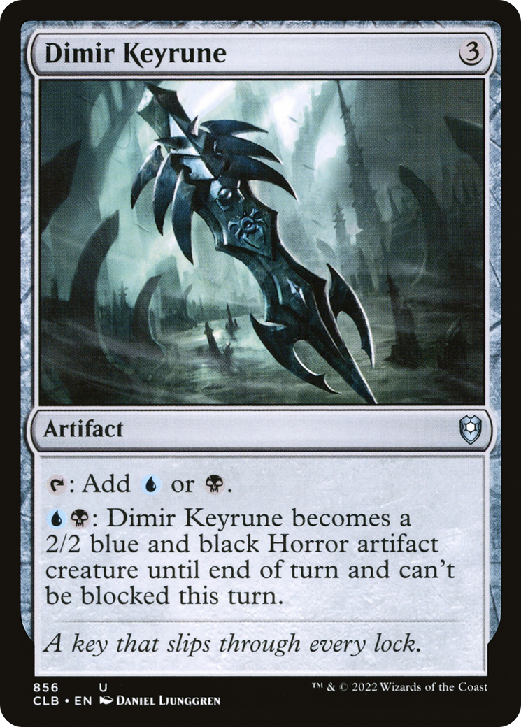 Dimir Keyrune [Commander Legends: Battle for Baldur's Gate]-1