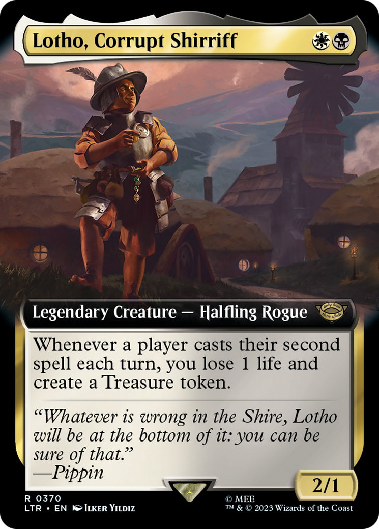 Lotho, Corrupt Shirriff (Extended Art) [The Lord of the Rings: Tales of Middle-Earth]-1