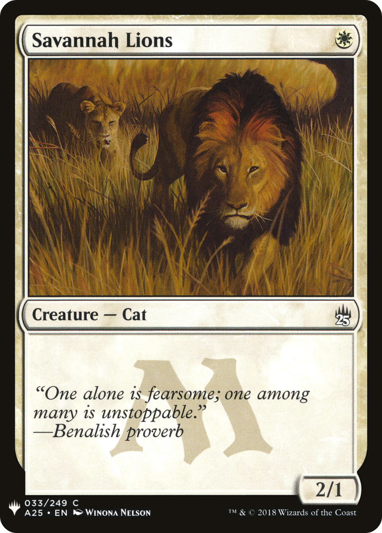 Savannah Lions [Mystery Booster]-1