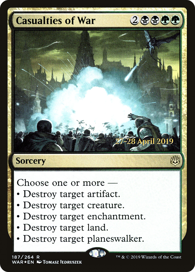 Casualties of War [War of the Spark Prerelease Promos]-1