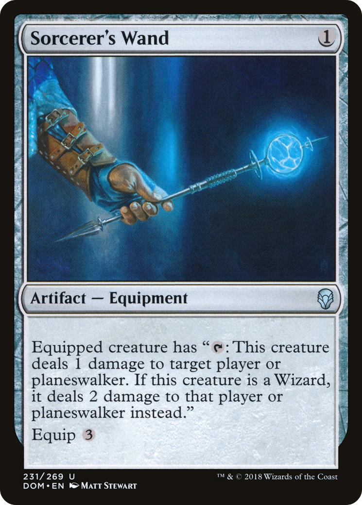 Sorcerer's Wand [Dominaria]-1
