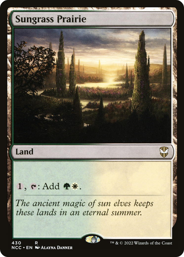Sungrass Prairie [Streets of New Capenna Commander]-1
