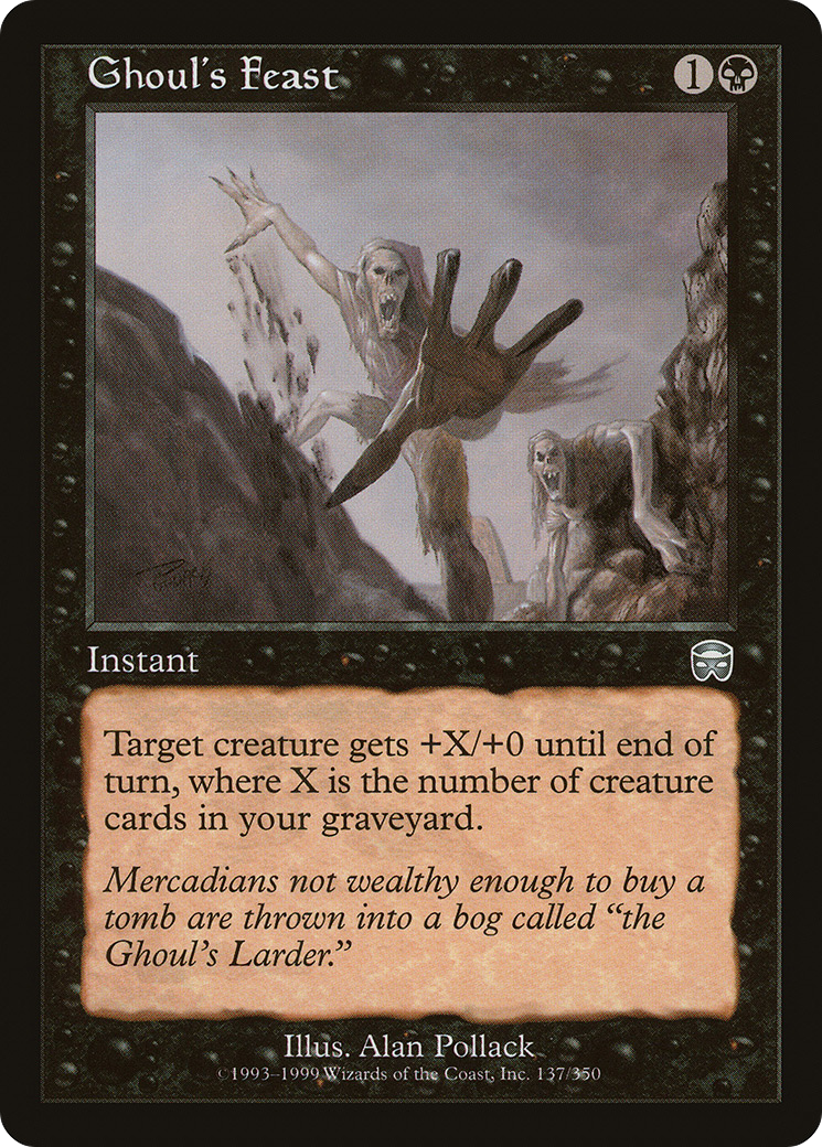 Ghoul's Feast [Mercadian Masques]-1