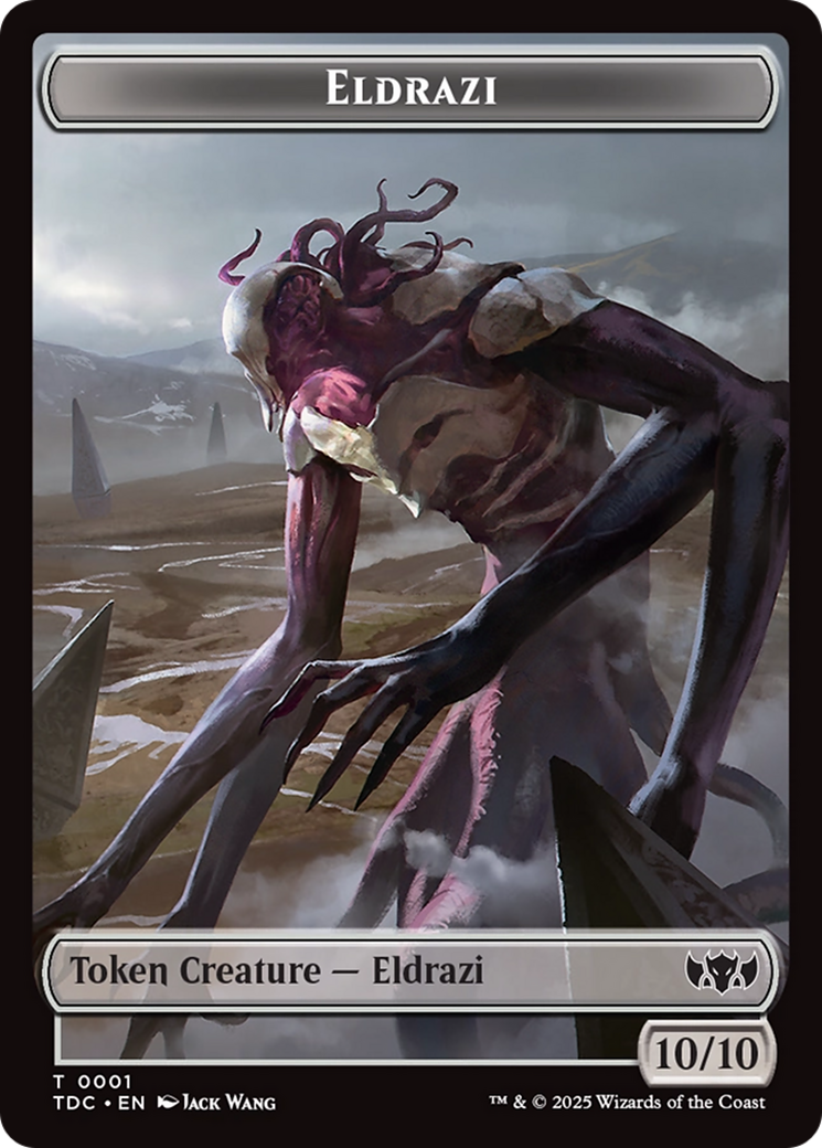 Eldrazi // Citizen Double-Sided Token [Tarkir: Dragonstorm Commander Tokens]-1