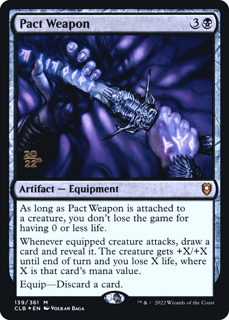 Pact Weapon [Commander Legends: Battle for Baldur's Gate Prerelease Promos]-1