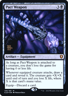 Pact Weapon [Commander Legends: Battle for Baldur's Gate Prerelease Promos]-1