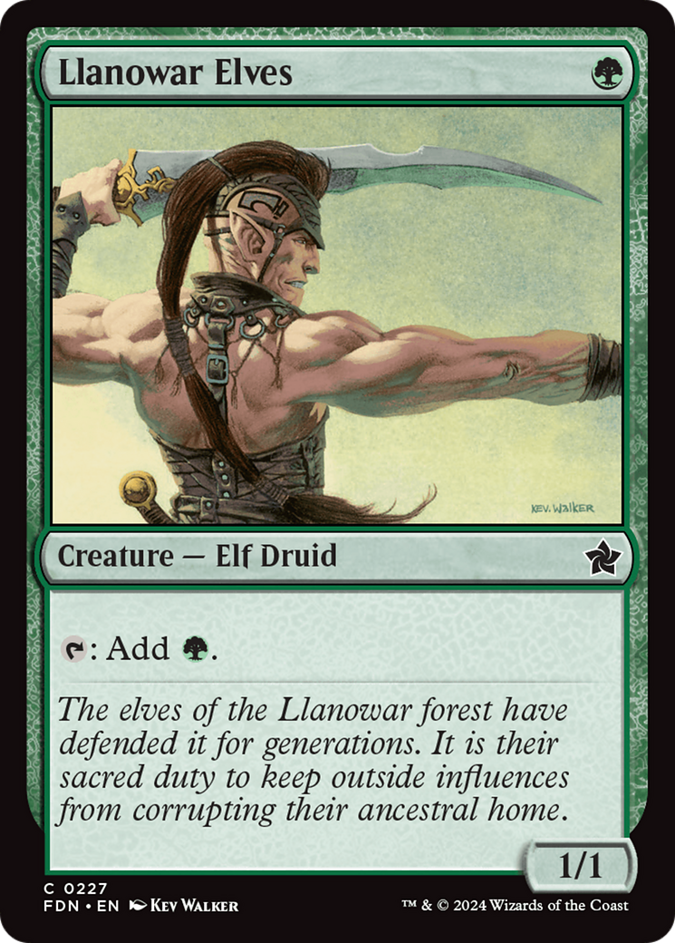 Llanowar Elves [Foundations]-1