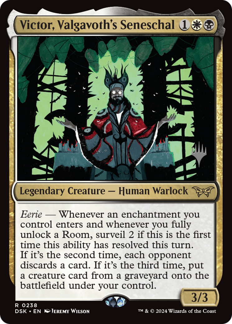 Victor, Valgavoth's Seneschal (PPDSK-238) - Duskmourn: House of Horror Promos Foil-1