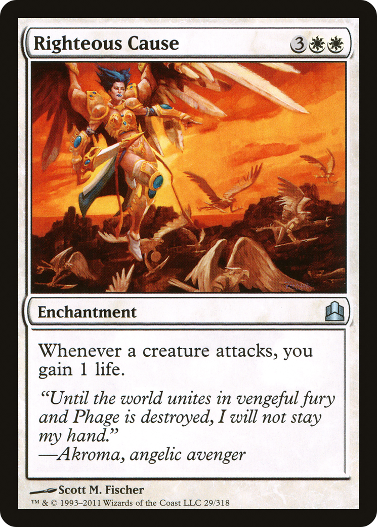 Righteous Cause [Commander 2011]-1